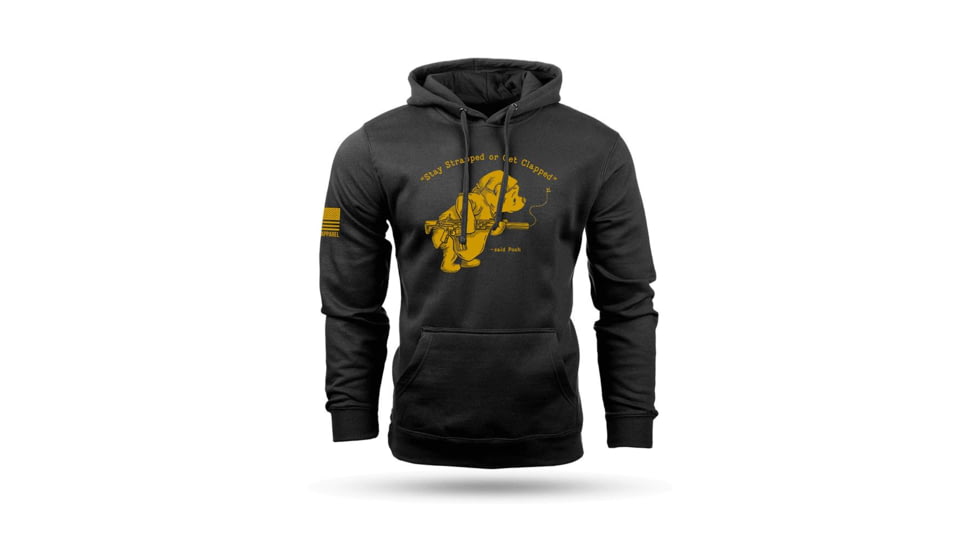 Nine Line Apparel Nine Line Pooh Bear Hooded Sweatshirt Black 2XL, POOHBEAR-DT6100-BLACK-2XL