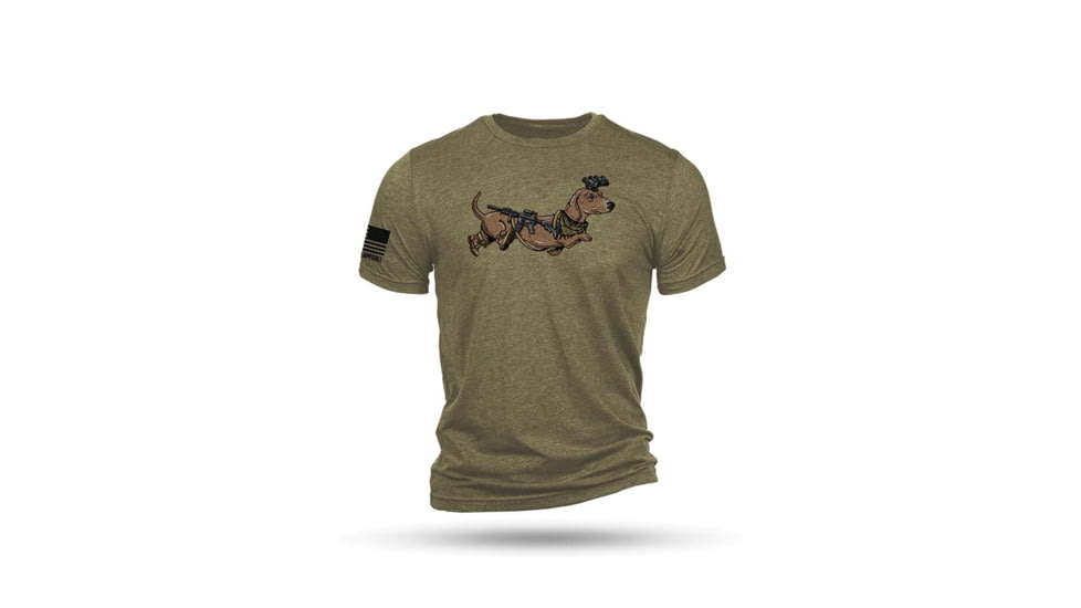 Nine Line Apparel Nine Line Tactical Wiener Short Sleeve Shirt Olive Triblend XL, TACWIENER-TSTRI-OLIVETRIBLEND-XL