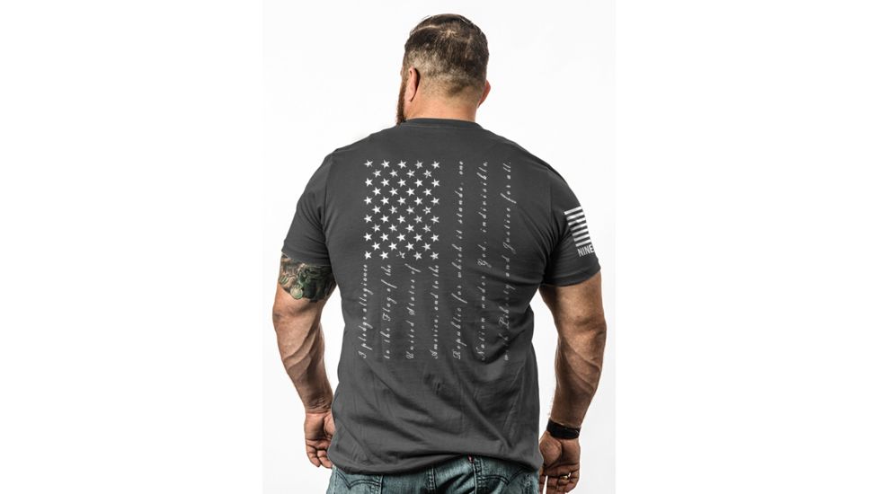 Nine Line Pledge Graphic T-Shirts - Mens, HeavyMetal, 3XL PLEDGE-TS-HEAVYMETAL-3XL