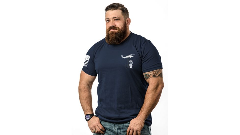 Nine Line Pledge Graphic T-Shirts - Mens, MidnightNavy, 3XL PLEDGE-TS-MIDNIGHTNAVY-3XL