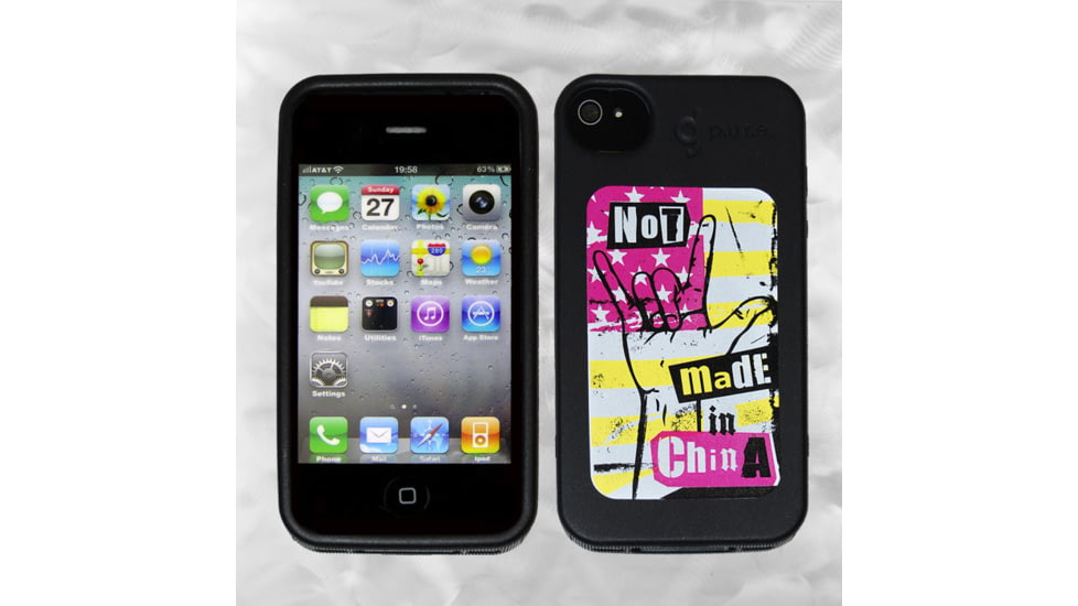 Nite Ize Biodegradable Bio Case for Iphone 4 &amp; 4S, Black Not Made in China BIO-IP4-01G2