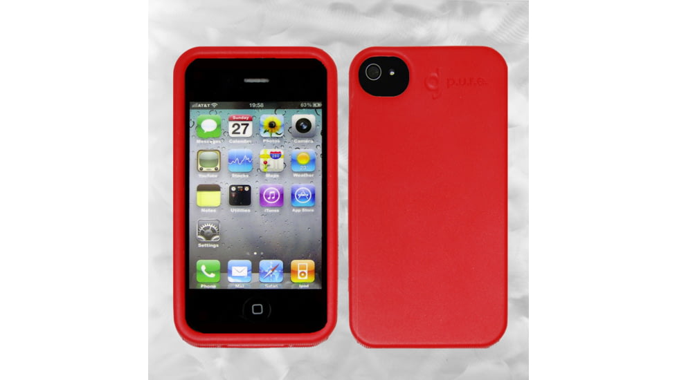 Nite Ize Biodegradable Bio Case for Iphone 4 &amp; 4S, Red BIO-IP4-10