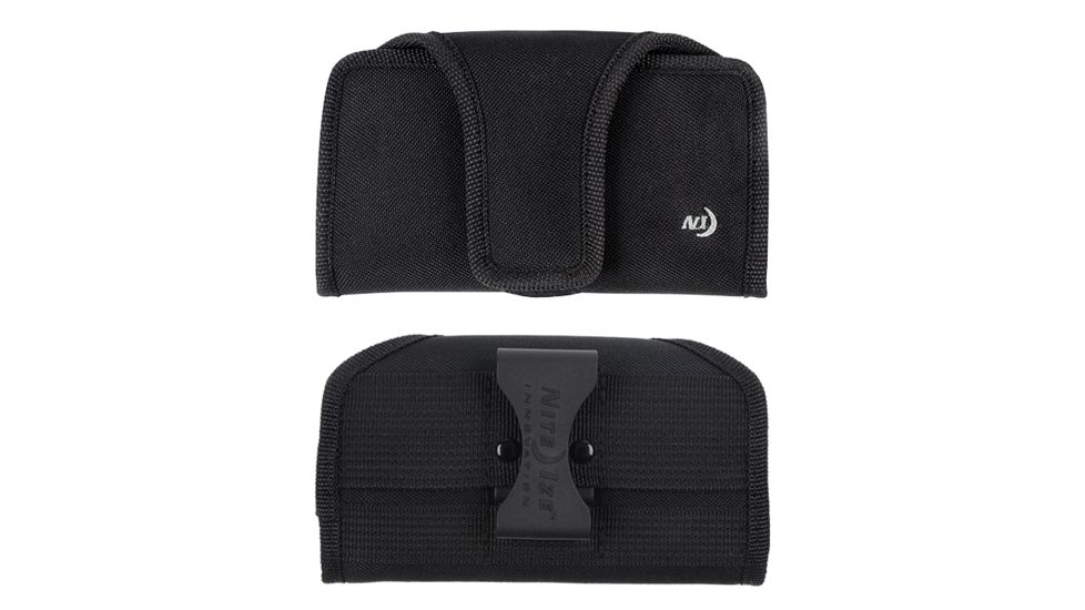 Nite Ize Clip Case Fits All Holster,Horizontal Black CCSFA-01-R3