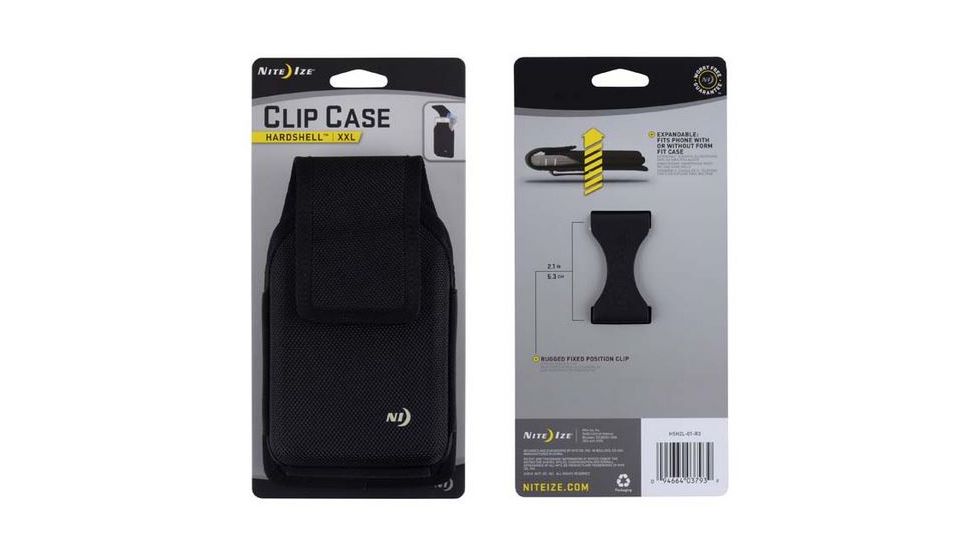 Nite Ize Clip Case Hardshell Holster XXL Black, XXL HSH2L-01-R3