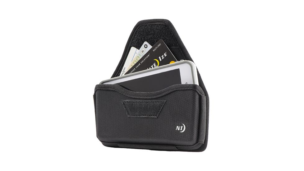 Nite Ize Clip Case Hardshell Horizontal Universal Rugged Holster, Black, Extra Large, HSHSXL-01-R3