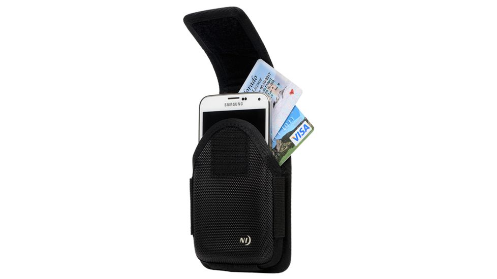 Nite Ize Clip Case Hardshell Horizontal Universal Rugged Holster, Black, Extra Large, HSHSXL-01-R3