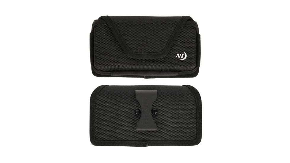 Nite Ize Clip Case Hardshell Horizontal Universal Rugged Holster, Black, Extra Large, HSHSXL-01-R3