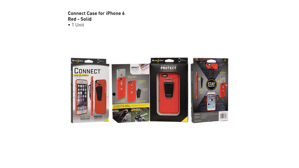Nite Ize Connect Case for iPhone 6,Red CNTI6-10-R8