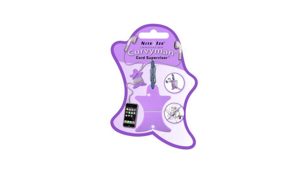 Nite Ize Curvyman Cord Organizer - Purple CVM-03-23