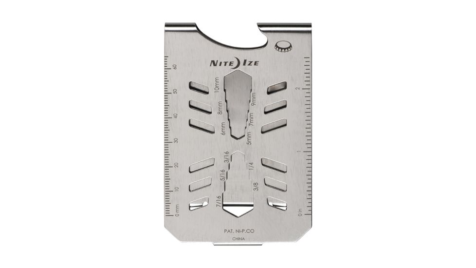 Nite Ize Financial Tool Multi Tool Money Clip, Stainless MCT-11-R7