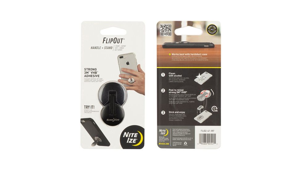 Nite Ize FlipOut Handle with Stand, Black, One Size FLO2-01-R7