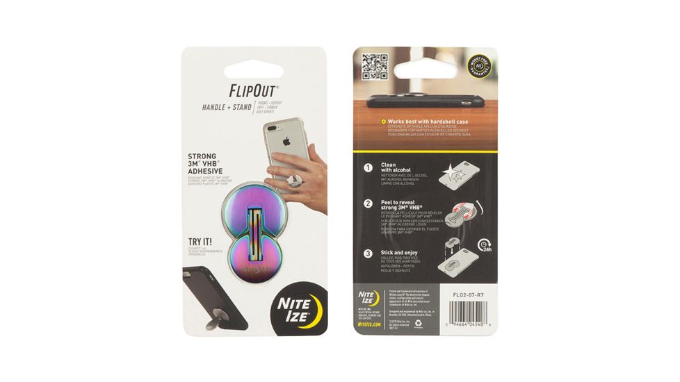 Nite Ize FlipOut Handle with Stand, Spectrum, One Size FLO2-07-R7