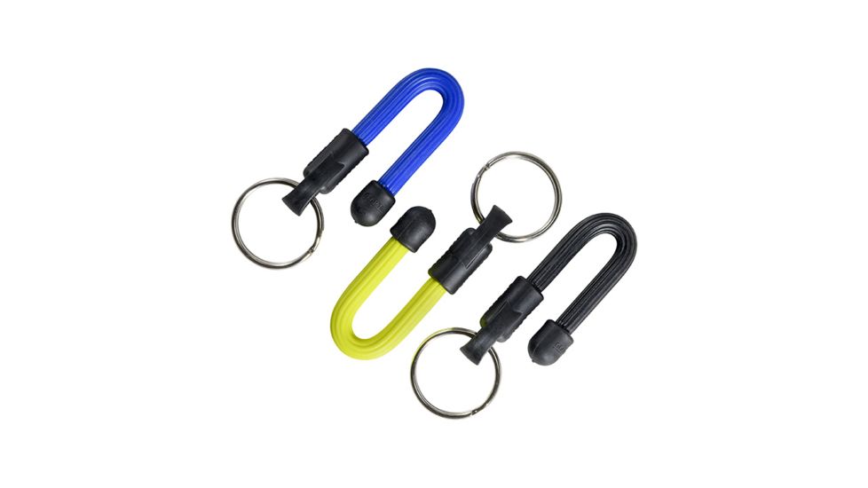 Nite Ize Gear Tie Key Ring, Blue, KGL-03-R6