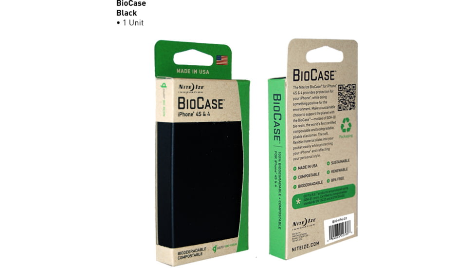 Nite Ize iPhone 5 BioCase - Black BIO-IP5-01