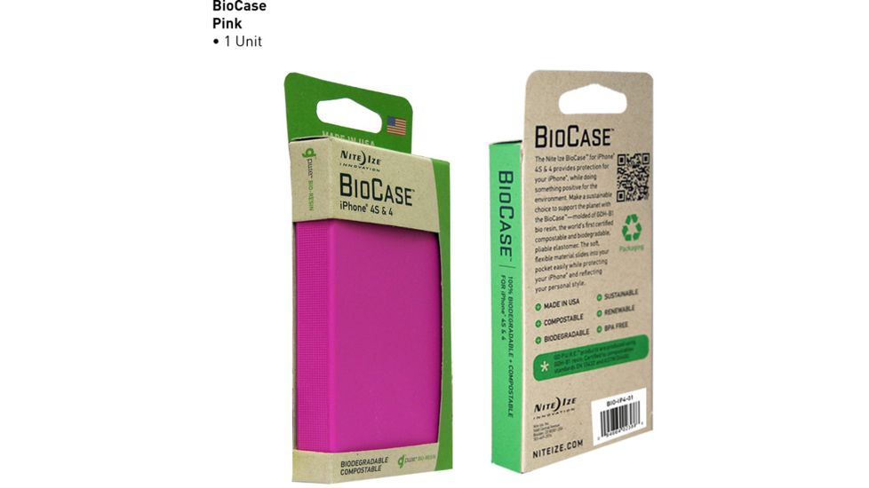 Nite Ize iPhone 5 BioCase - Pink BIO-IP5-12