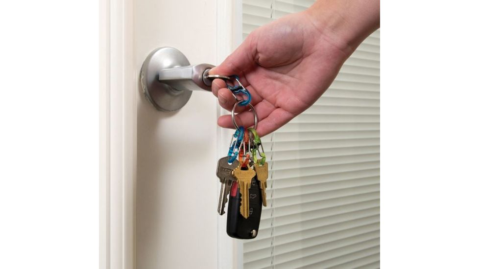 Nite Ize KeyRing Locker S-Biner, Assorted, KRGP-11-R3