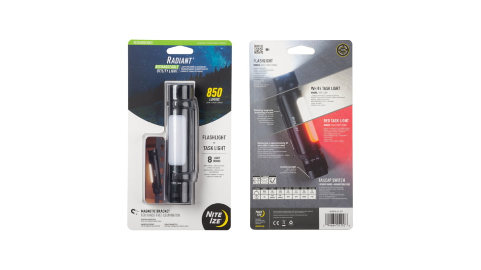 Nite Ize NiteHowl Rechargeable LED Safety Disc-O Select Necklace, Mini, NHOMR-07S-R3