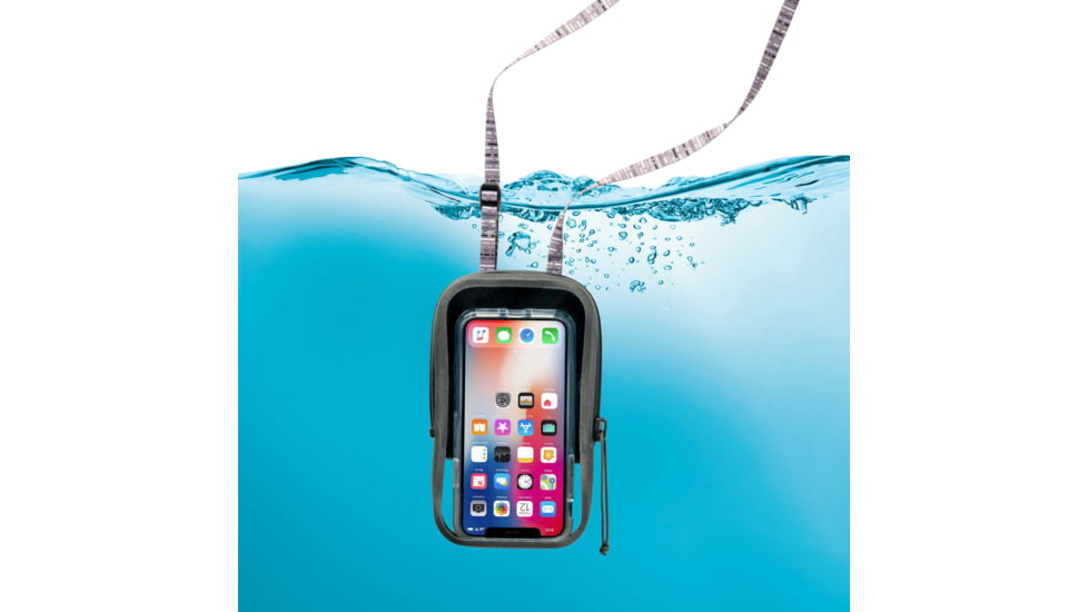 Nite Ize RunOff Waterproof Phone Cases, Charcoal, 3.85 x 6.65 x 0.70in, ROPC-09-R8