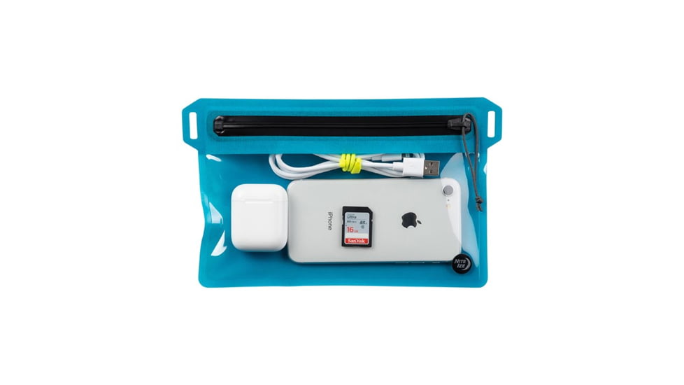Nite Ize RunOff Waterproof Small Travel Pouch, Blue, Small, ROFS-03-R3