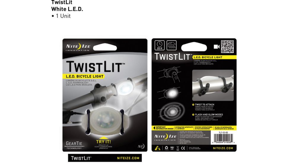 Nite Ize TwistLit LED Bike Light - Disco TLT-03-07