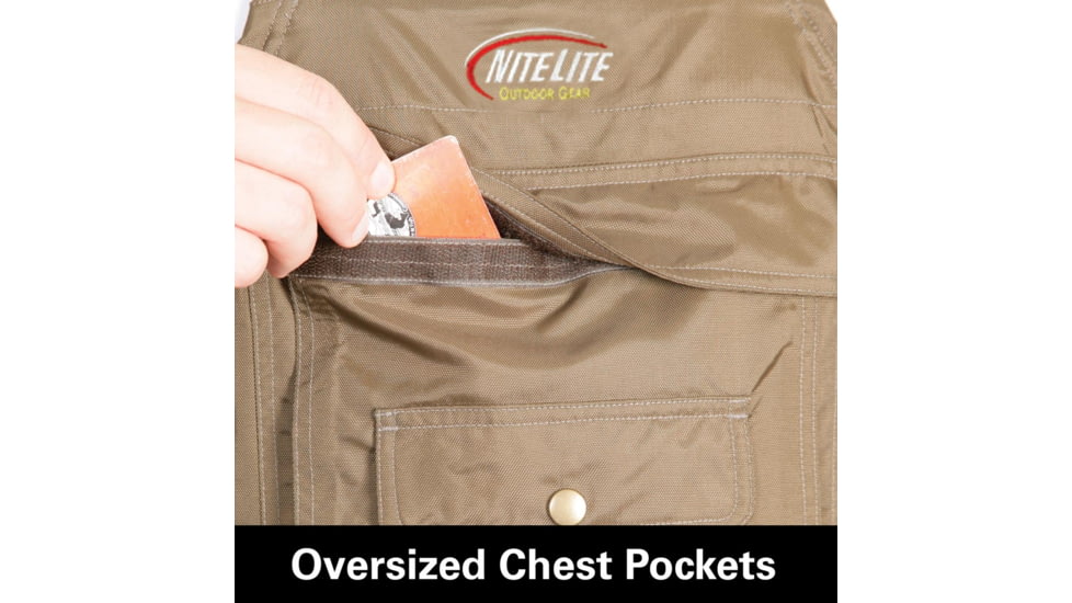 Nite Lite Pro Non-Insulated Bib - Mens, Small, Brown, NLHAB - Small