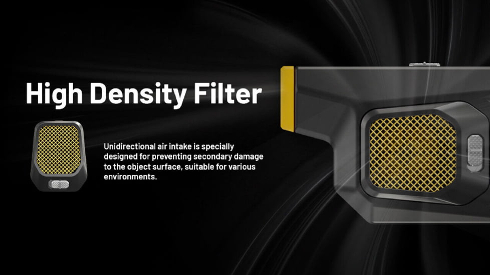 Nitecore BB21 Rechargeable Air Duster for Cameras/Electronics, Black, ACC-NITE-BB21