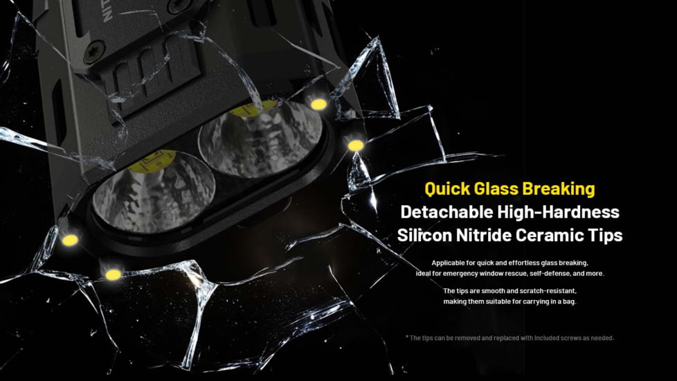 Nitecore EDC37 USB-C Rechargeable 8000 Lumens LED EDC Flashlight