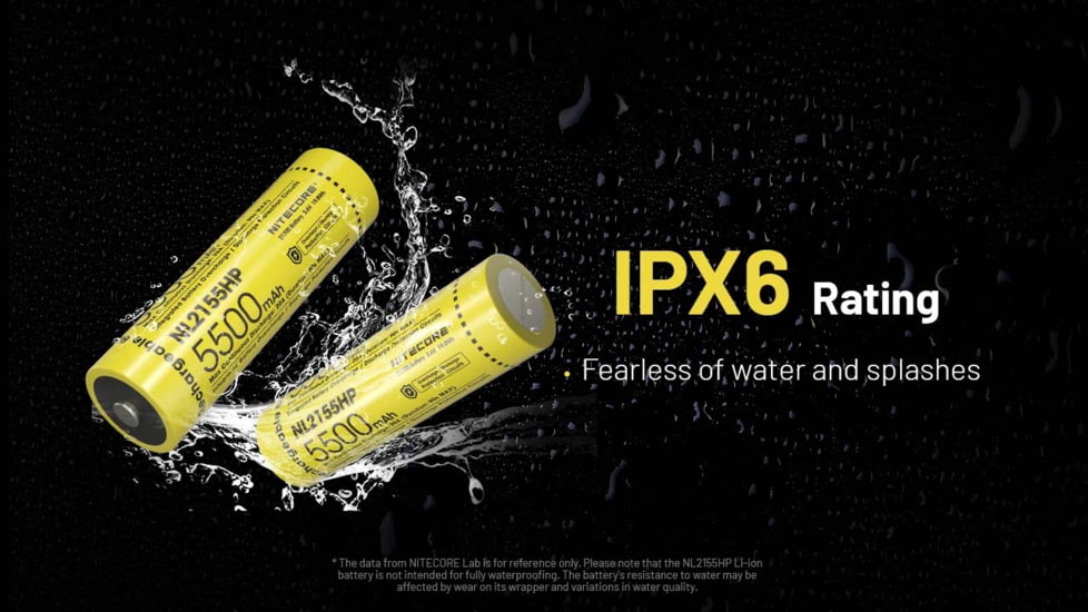 Nitecore NL2155HP 5500mAh 21700 Rechargeable Battery