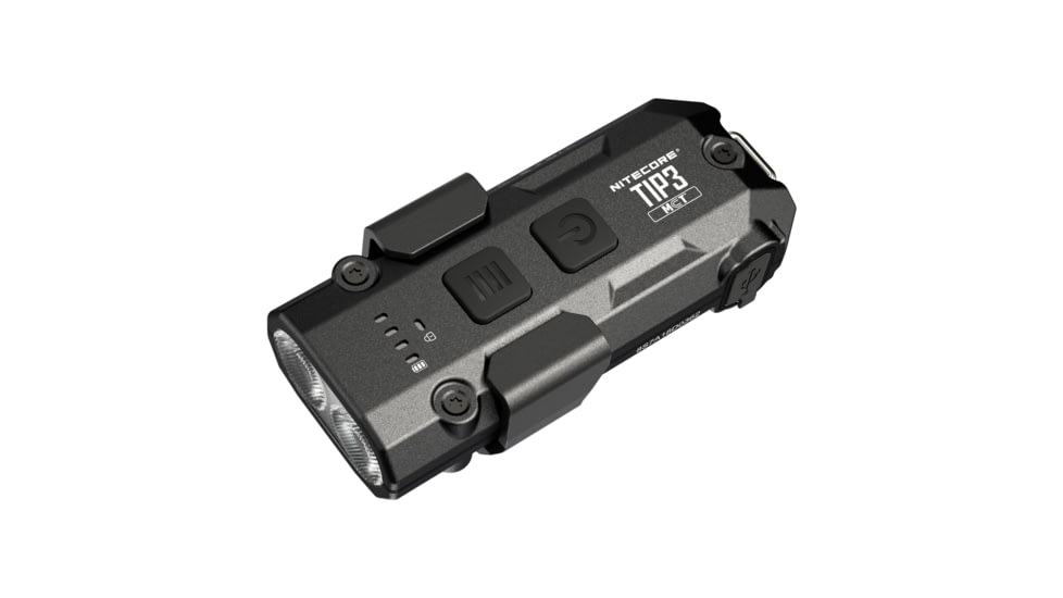 Nitecore TIP3 Rechargeable Keychain Lithium Ion 720 Lumens LED Flashlight, Black, 6952506409730