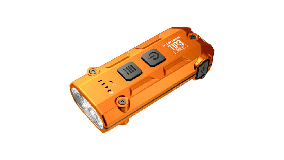 Nitecore TIP3 Rechargeable Keychain Lithium Ion 720 Lumens LED Flashlight, Orange, 6952506409754