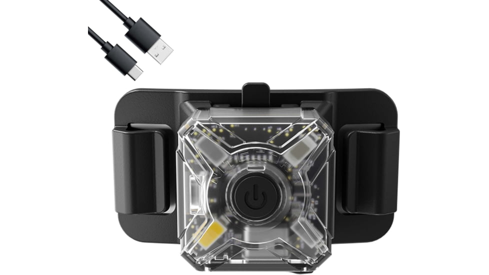 Nitecore NU06 LE White Blue Green Red USB-C Rechargeable Signal and Safety Light, Black, 6952506407095