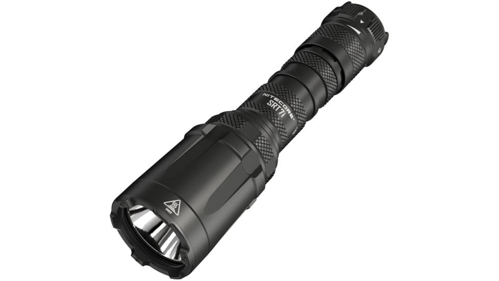 Nitecore SRT7i Long Throw LED Rechargeable Flashlight, Lithium Ion, 3000 Lumens, White, Black, FL-NITE-SRT7i