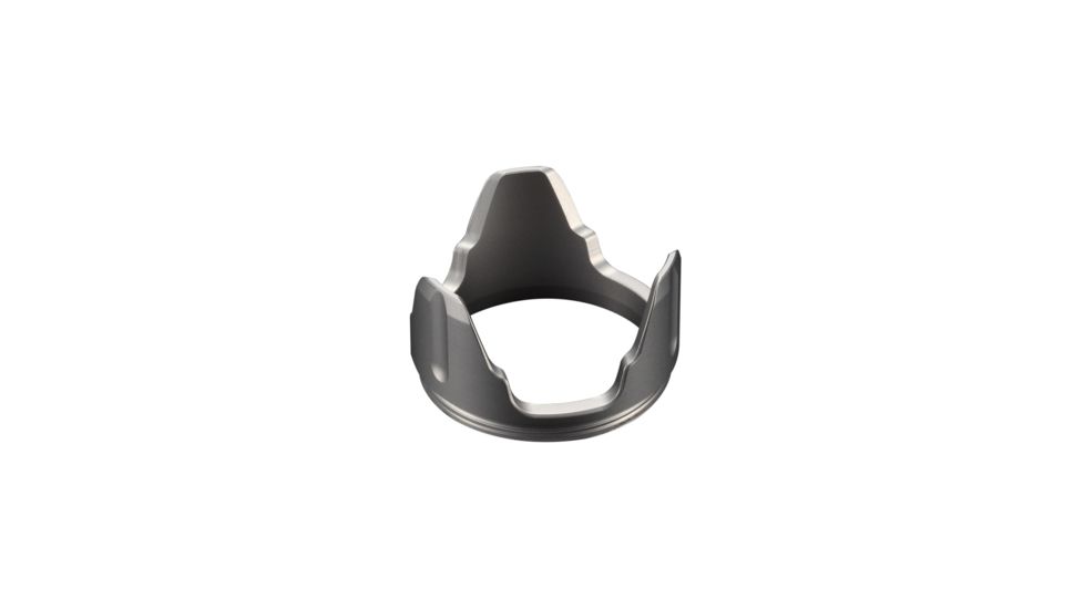 Nitecore Tactical Crenelated Bezel for SRT7, MH25, P25, EA4 Flashlights, Silver, 40MM-BEZEL