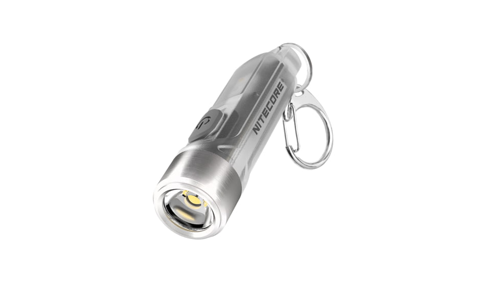 Nitecore TIKI 300 Lumen Rechargeable Keychain Flashlight, Transparent, 6952506405671