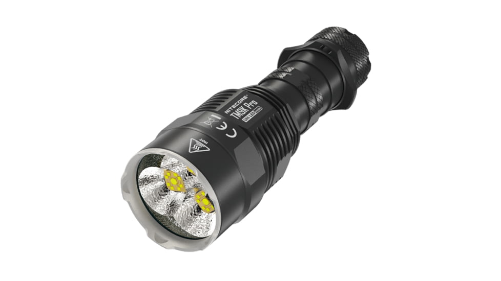 Nitecore TM9K Pro 9900 Lumen Fast Charging USB-C Flashlight, Black, TM9KPRO