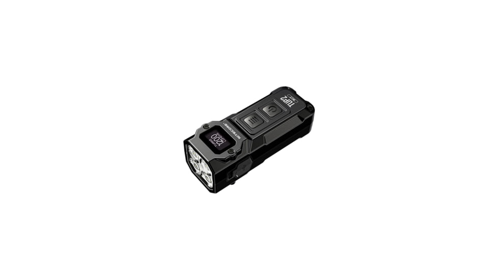 Nitecore TUP2 MCT Rechargeable Keychain EDC Lithium Ion 1200 Lumens LED Flashlight, Black, 6952506409501