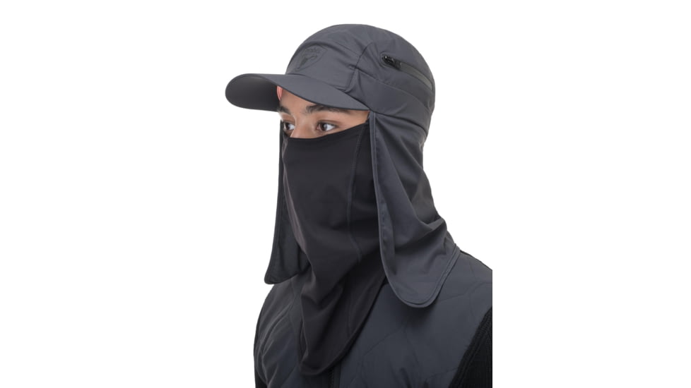 Nobis Tal 3 in 1 Cap, Black, One Size, TAL-BlackDesertPrint-O/S