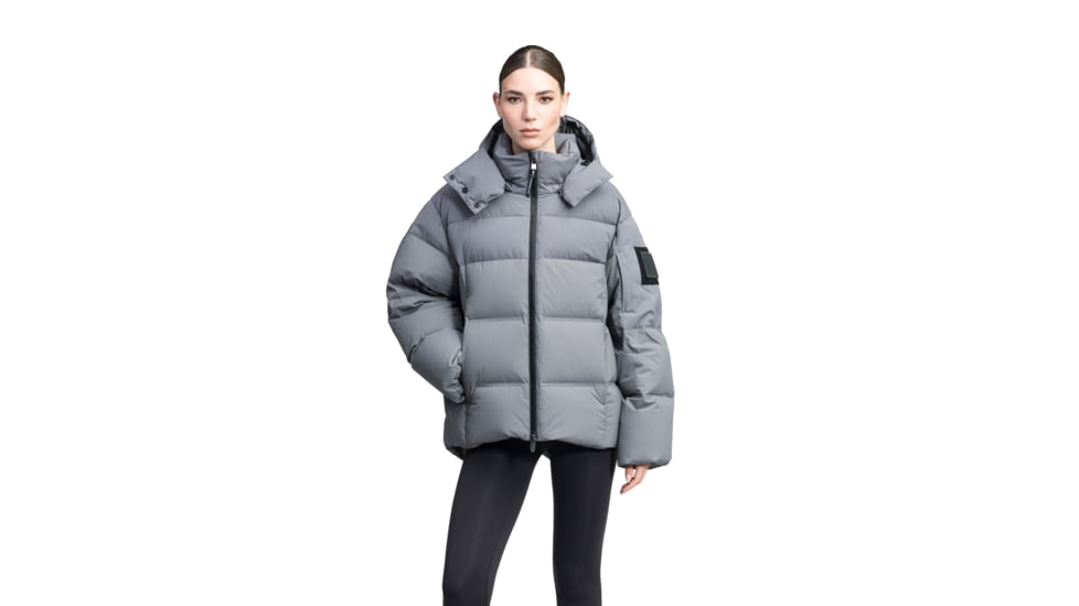 Nobis Una Performance Puffers - Womans, Concrete, Medium, UNA-Concrete-M