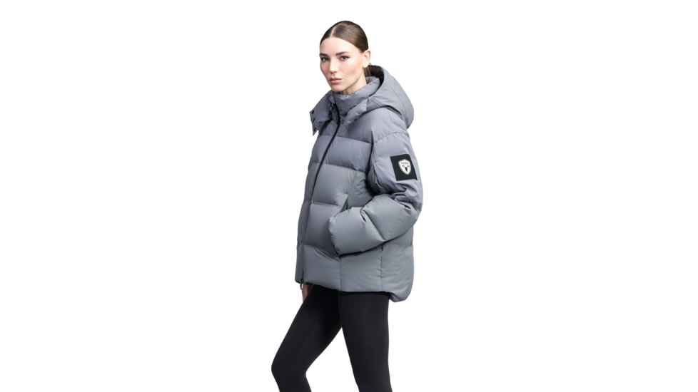 Nobis Una Performance Puffers - Womans, Concrete, Medium, UNA-Concrete-M