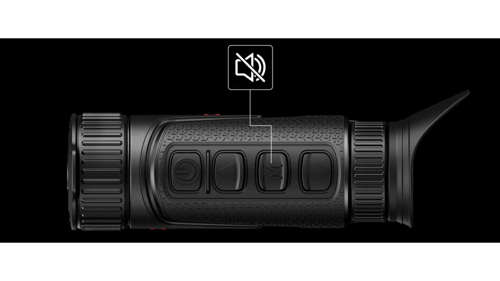 NOCPIX 4x 35mm LUMI H35 Compact Thermal Monocular, 640x512, Black, LUMI-H35