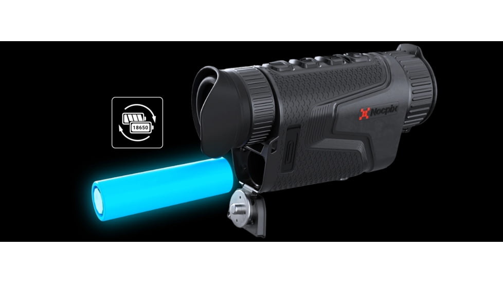 NOCPIX 4x 35mm LUMI H35 Compact Thermal Monocular, 640x512, Black, LUMI-H35