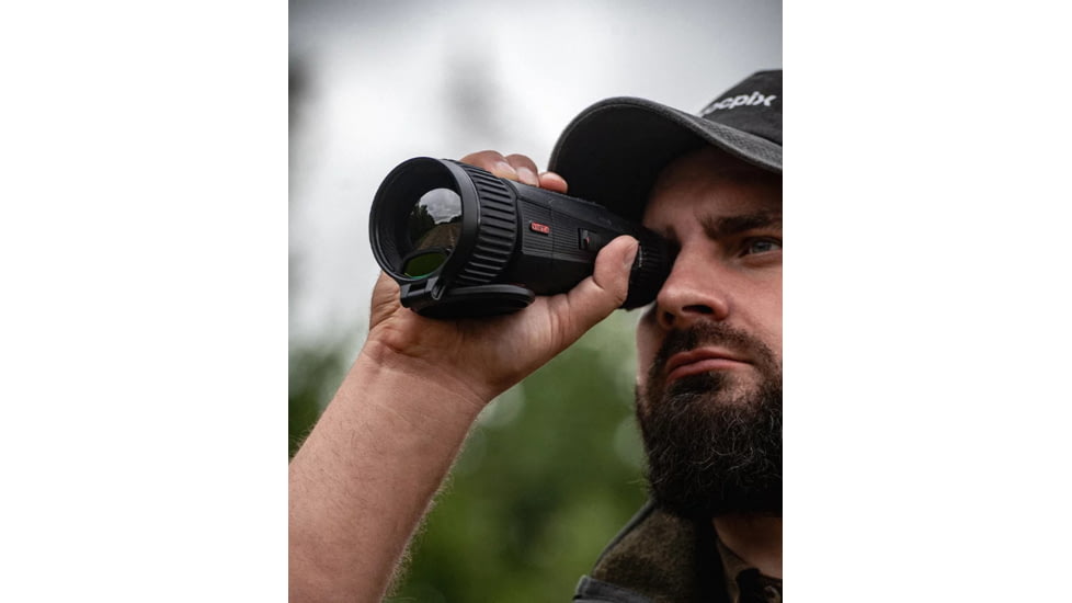 NOCPIX VISTA, Thermal Imaging Sight, 2X Magnification, 50mm Objective, 1280X1024 Thermal Sensor, 1,200 Yard Laser Range Finder, Black VISTA-S50R