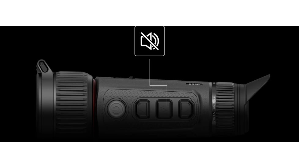 NOCPIX VISTA, Thermal Imaging Sight, 2X Magnification, 50mm Objective, 1280X1024 Thermal Sensor, 1,200 Yard Laser Range Finder, Black VISTA-S50R