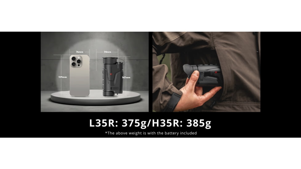 Nocpix Lumi H35 Compact Thermal Monocular 640 35mm Lrf
