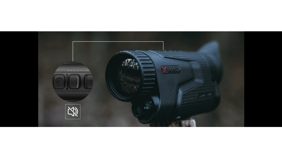 NOCPIX Lumi H35 LFR 2.5x35mm Compact Thermal Imaging Monocular, 50Hz, 640x512, Black, LUMIH35R