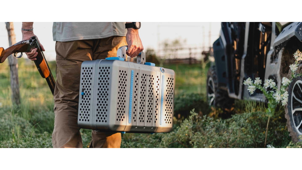 Nomad Grills Barbecue Grill And Smoker, Blue, Medium, NG-2001-GG-BLU