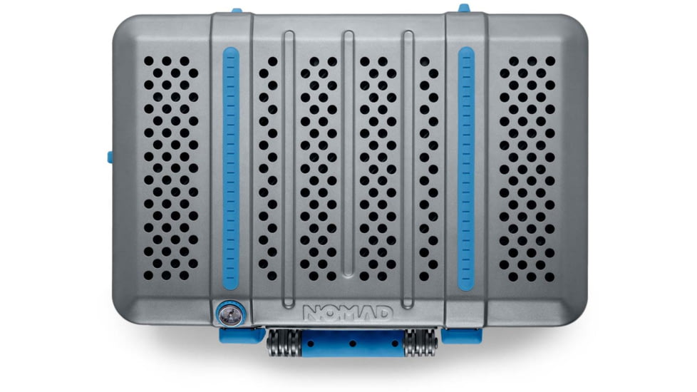 Nomad Grills Barbecue Grill And Smoker, Blue, Medium, NG-2001-GG-BLU