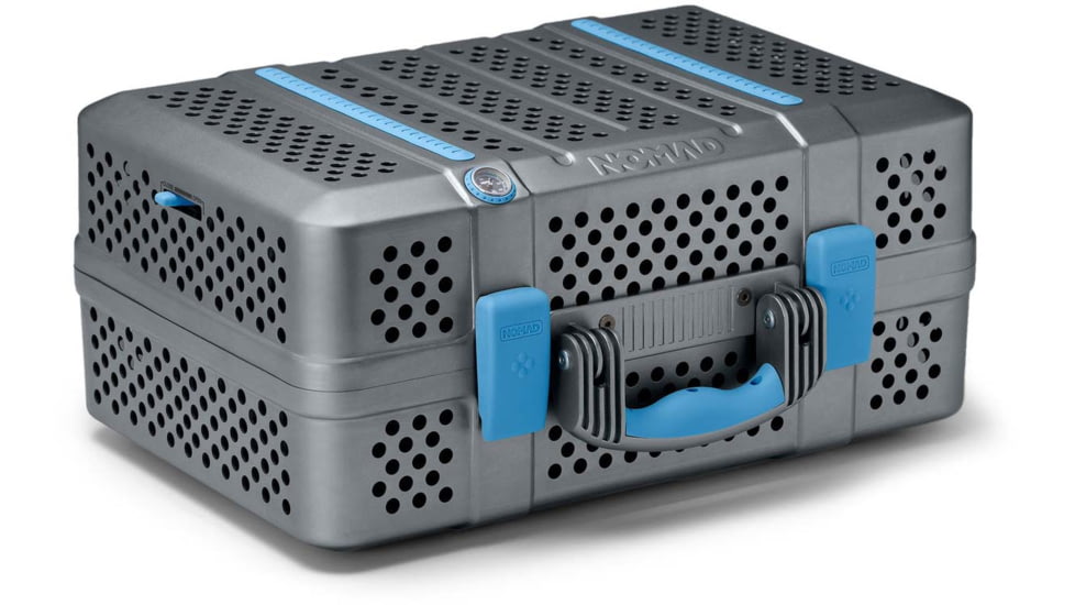 Nomad Grills Barbecue Grill And Smoker, Blue, Medium, NG-2001-GG-BLU