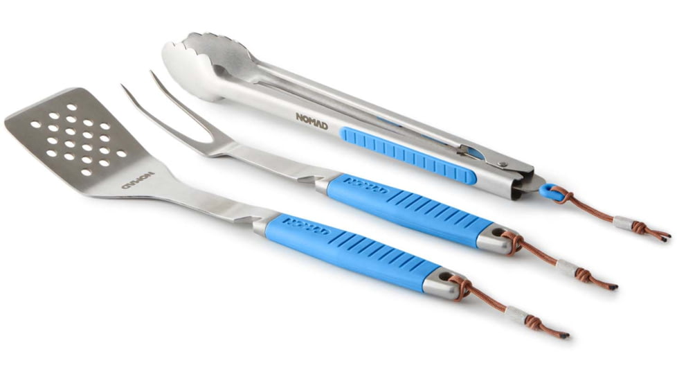 Nomad Grills BBQ Tool Set, Blue, Small, NG-BBQTS-BLU