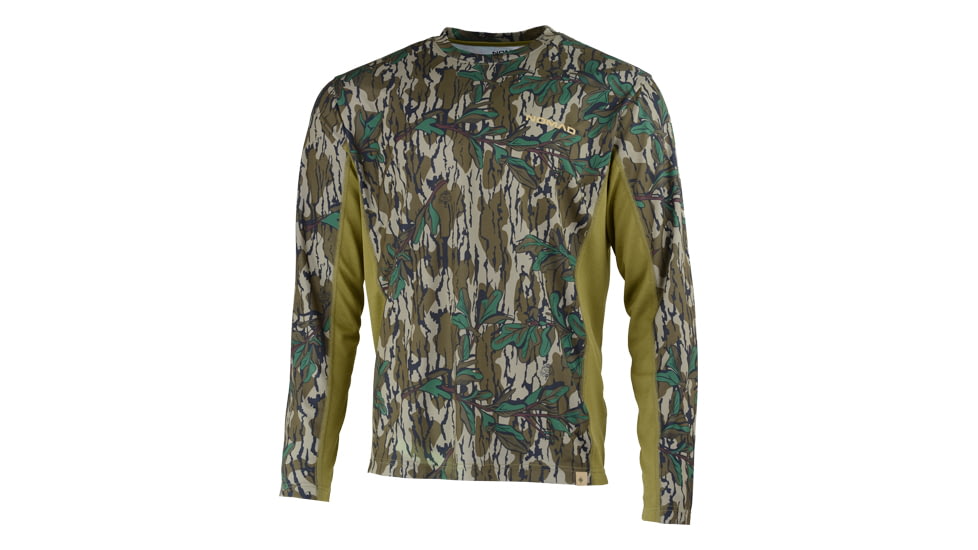 Nomad Men's Ls Icon T Mossy Oak Greenleaf Medium